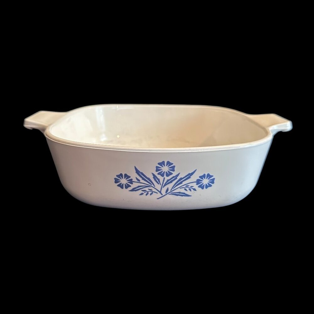 Corningware Blue Cornflower 1 Quart Casserole Bakeware Dish A-1-B